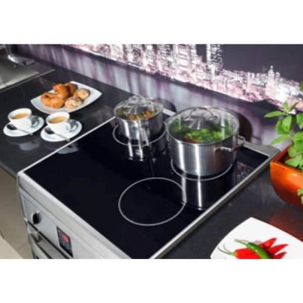 6600w 24 Inch Built In 3 Burner Ceramic Cooktop