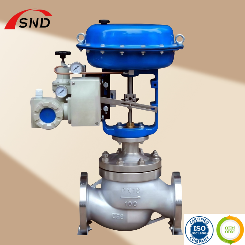 Wholesale Diaphragm Pneumatic Globe Control Valve CF8 Globe Valves For Flow Control from china suppliers