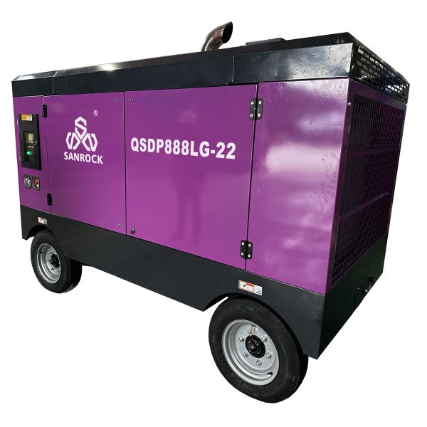 SANROCK High Pressure Screw Air Compressor Machine Mining Price