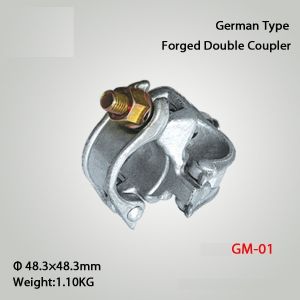 German Type Scaffolding Couplers Drop Forged Double Fixed Coupler
