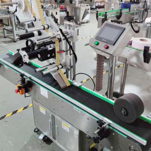ruiting Flat Labeling Machine , 220V Automatic Sticker Labeling Machine