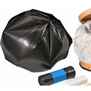 Pattern Type None and 1.2 Mil Thickness Recyclable Garbage Bags for Your