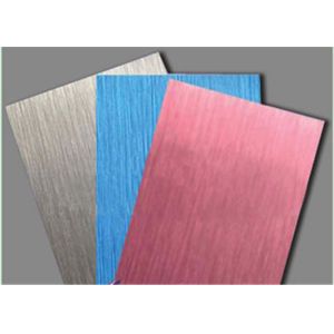 China Eco - Friendly Thin Aluminum Sheet With Roughed Brushed Surface For Household Appliance on sale