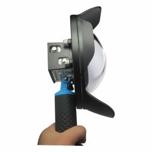 Original 6'' Dome Port For GoPro Hero 3+ 4 With Extra LCD Screen Clip And