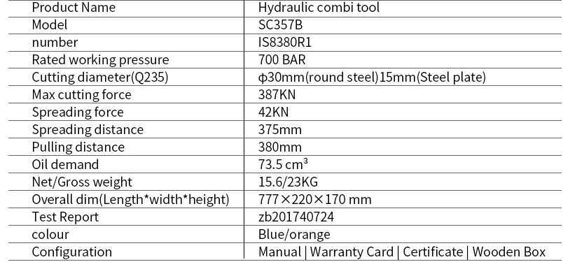 Metal Fire Fighting Tool Cutter Rescue Cutting Tool
