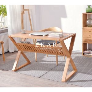 New Style Computer Table Study Solid Wood Book Desk