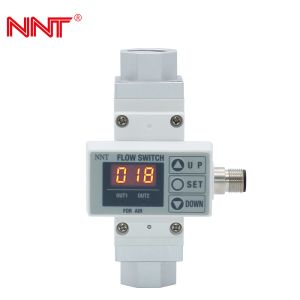 NPN Open Collector Digital Air Flow Meters , Rc Thread flow control meters