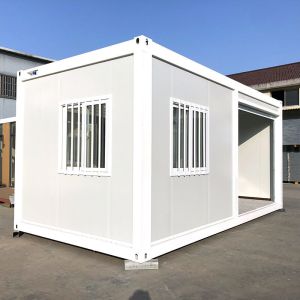 Waterproof fireproof Flat Pack Container 20ft 40ft Portable Modular Prefab House