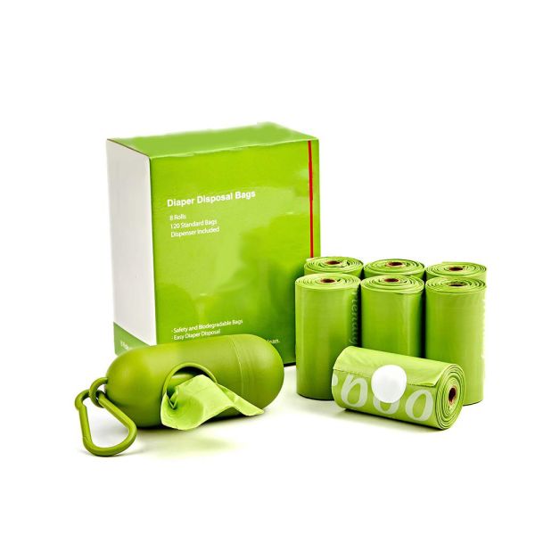 Odor control Compostable Garbage Bags Eco Friendly Biodegradable Dustbin Bags