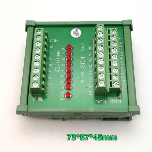 Logic Level Polarity Interchange Converter of NPN and PNP PLC Signal 8 Ways 5V