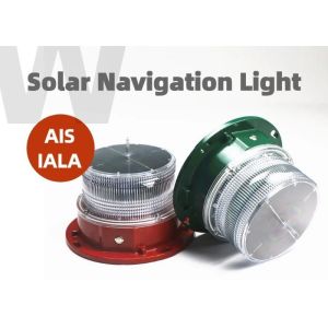 Super Bright Flashing Navigation Lights Solar Integrated IP68 Waterproof