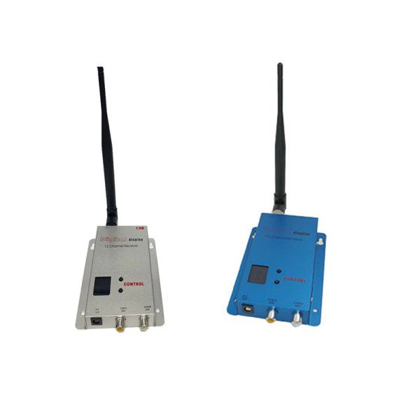 Quality 1.5W RF Power Wireless Video Transmission 1.4Ghz 1.5Ghz 1.6Ghz Video Sender And Receiver For Graphic Transmission for sale