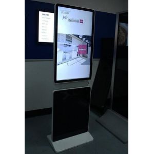 32" inch floor stand rotating LED monitor digital wifi AD totem signage player