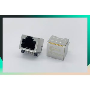 1X1 Gigabit Female Magnetic RJ45 Jack With Transformer