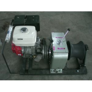 Wholesale 5 Ton Rated Capacity Petrol-Driven High-Speed Cable Winch Puller for Line Construction and Wire Lifting from china suppliers