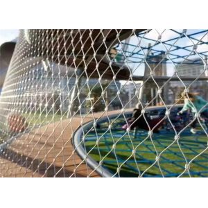 180 Meter Length Stainless Steel Wire Rope Mesh For Playground Fence
