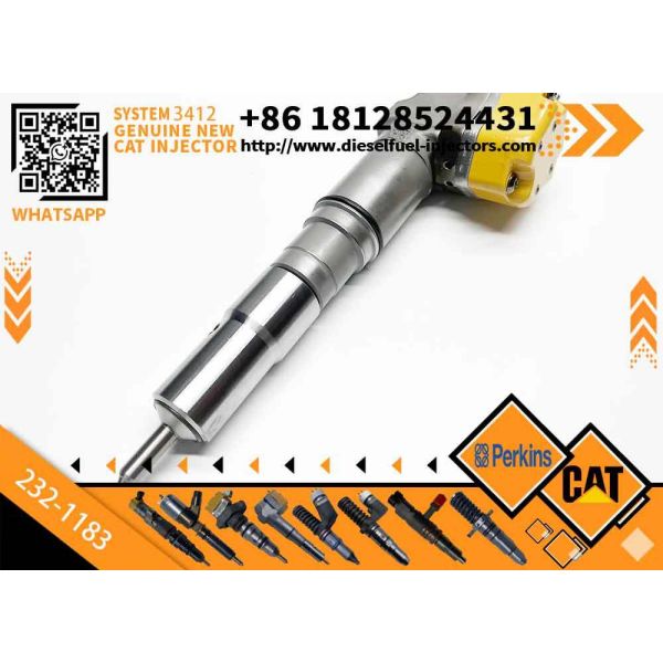 Diesel Engine Common Rail Fuel Injector for CAT 3408 3412 Excavator Parts 232-1173 232-1183 232-1168 174-7528 174-7526