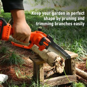Portable 6 Inch Cordless Chainsaw Brushless Mini Electric Battery Chainsaw With