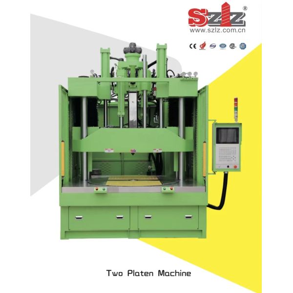 Clamping Rotary Table Vertical Injection Moulding Machine 120 Tons