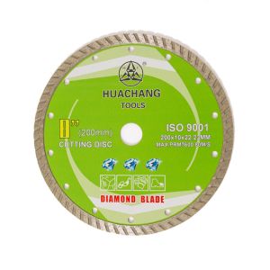 China 200mm X 22mm Diamond Blade Turbo Type 8 Diamond Saw Blade Cold Press on sale