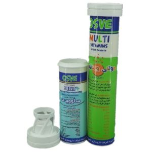 Custom Print Color 6 colors Max Effervescent Tablet Tube Bottle for Era