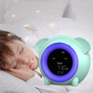 OEM ODM Simulation Color Changing Alarm Clock cartoon dog