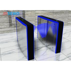 Wholesale Face Recognition Flap Barrier Gates , Fingerprint Turnstile RFID Card Reader from china suppliers