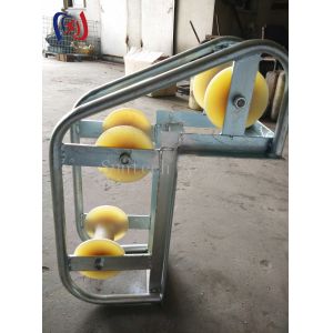 Multi-Roller Pithead Cable Pulling Rollers SHL700J3 With Rated Load 10-20KN