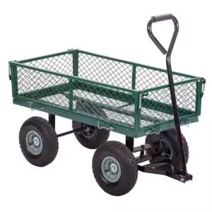 China Iron Folding Garden Cleaning Cart with 17KGS Weight Capacity and Heavy Duty Construction on sale