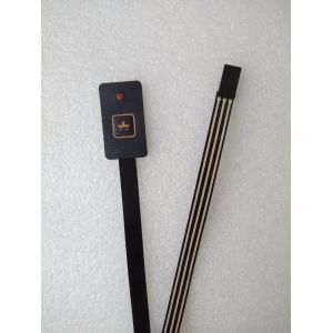Assembly Printed Circuit Keypad Electronic Single Button Mini Membrane Switch