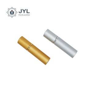 Reusable Aluminum Silver Perfume Atomiser , Leakproof Portable Perfume Holder