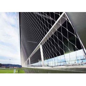 High Tensile Steel Cable Mesh Excellent Flexibility Architectural Safety
