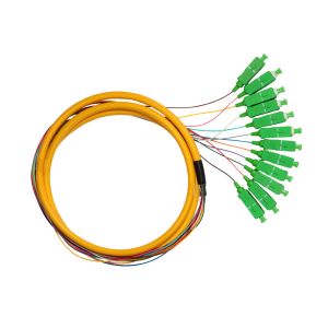 Optical access network SC APC Simplex Fiber Pigtail with SM Yellow Fiber Optic