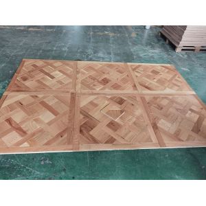 Smoked Versailles Oak Parquet Engineered Flooring to UK, Character Grade
