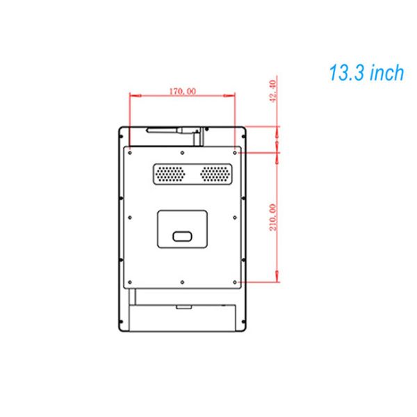 13.3-inch Android System Efficient Queue Calling Digital Signage for Hospital Clinic Entrance