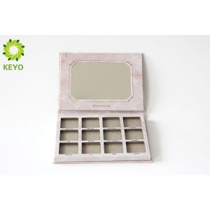 Paper Material Empty Eyeshadow Palette Case Square Shape For Cosmetics Packing