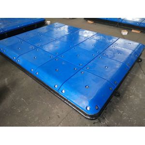 Customized UHMW - PE Face Pads For Impingement Bolt Mounting