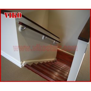 Wholesale Double Steel Plate Staircase VK54S Railing 304 Stainless steel Tread beech , Handrail b eech Stringer,carbon from china suppliers