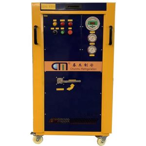 China Full Oil Free Refrigerant Recovery Machine 4HP Air Conditioning Recovery System R410a AC Charging Recharge Machine on sale