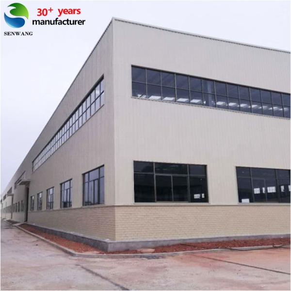 Quality Pre-Engineered Steel Warehouse with Q235/Q355 Portal Frame for sale