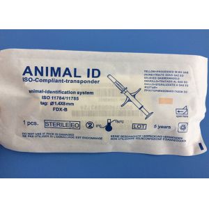Professional Mini Animal ID Microchip With Disposable Syringe , ISO Approved