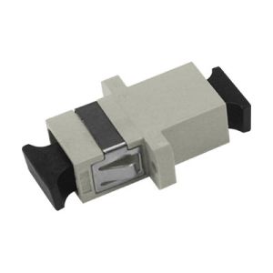 Wholesale SC MM SX Adapter With Flange Fiber Optic Adapter / Coupler from china suppliers