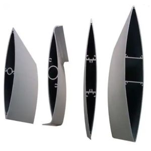 6063-T5 Anodized Aluminium Louvre Extrusions Aluminium Frame Shutter
