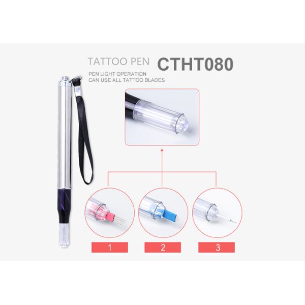 Plastic and Metal Microblading Manual Tattoo Pen , Easy To Operate