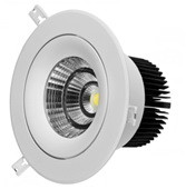 Quality Flicker Free Circular LED Ceiling Mounted Downlight With Antiglare Ring CE RoHS for sale