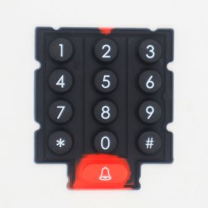 Customized Logo Silicone Rubber Keypads With LED Possibility