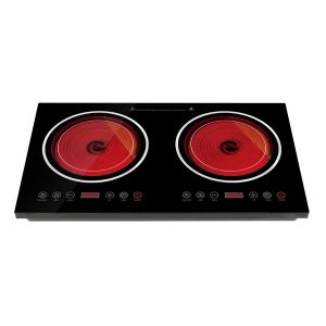 Wholesale Radiation Double Infrared Cooker Cooktop 220V-240V Overheat Protection from china suppliers