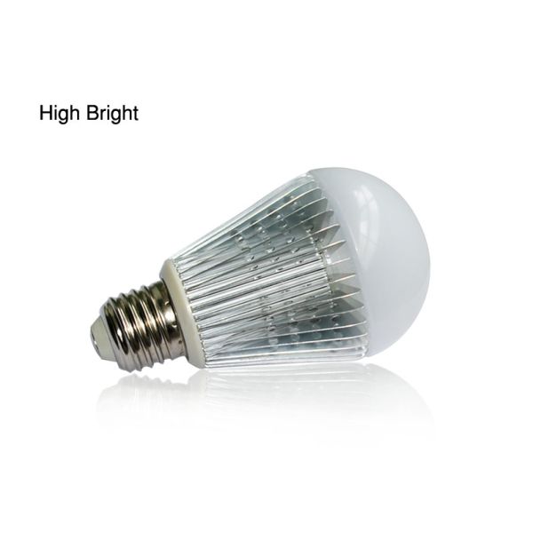 High Power 7W 3700 - 5000K 530lm Natural White Globe LED Bulb Llight For Back