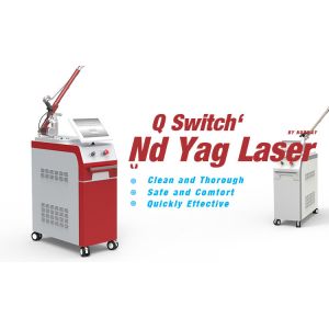 Wholesale OEM&amp;ODM New arrival professional laser nd yag q-switched nd yag long pulse laser tattoo removal machine vescular lesion from china suppliers