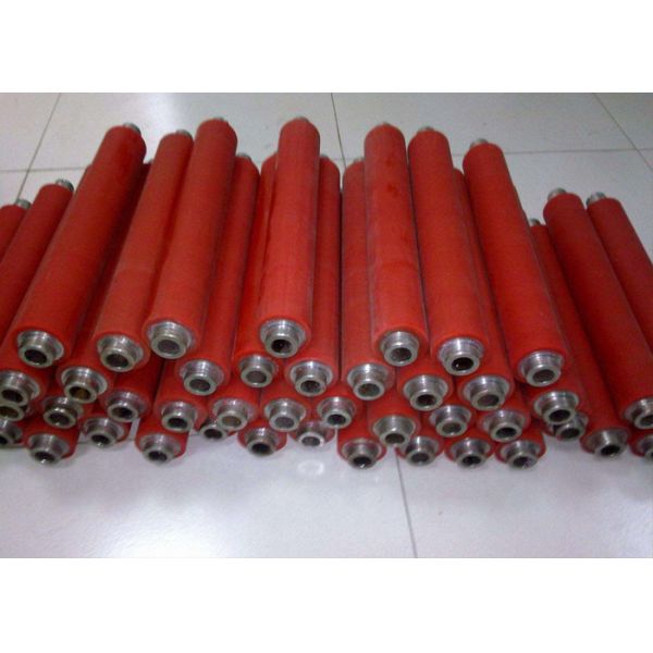 Rubber Coating Active High Speed Conveyor Rollers For Production Line Machine